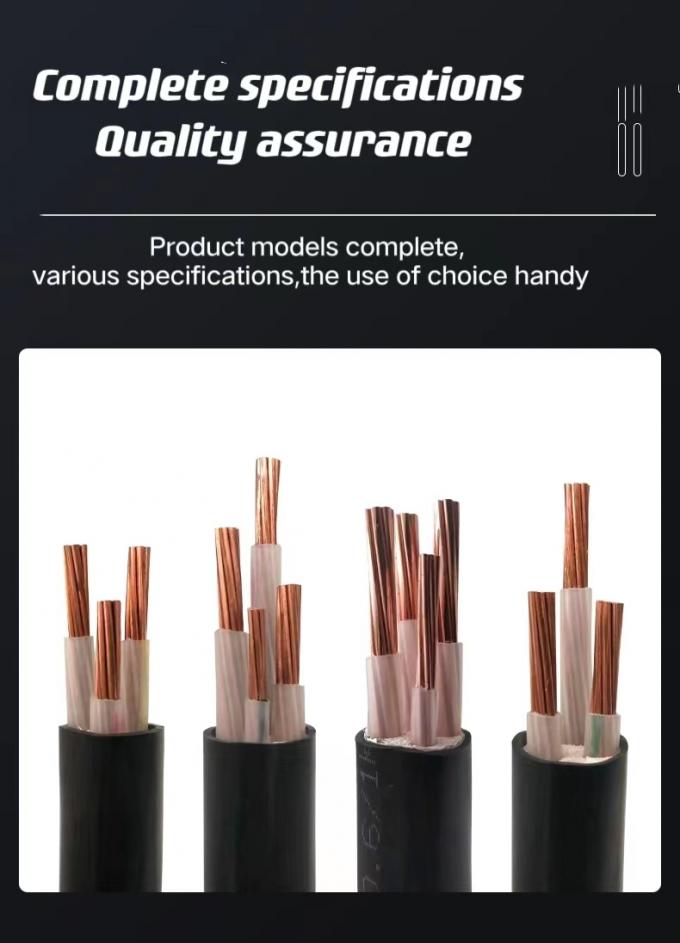 High Voltage Fireproof 0.6/1kv 1.5mm240mm Multi Cu XLPE SWA PVC